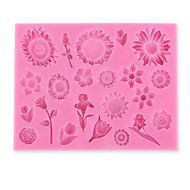 Tulip Daisy Sunflower Silicone Fondant Mold Chocolate Baking Mould shopping N3