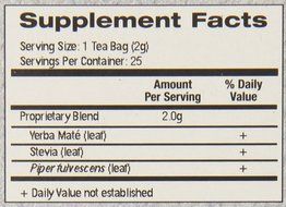 Wisdom of the Ancients Yerba Mate Royale Tea, Naturally Sweet, 25 Tea Bags (Pack of 6) N5