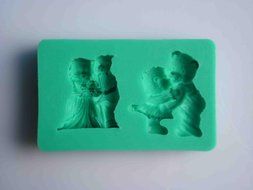 Cartoon Bear Shaped 3d Silicone Cake Fondant Mold Cake Decoration Tools Candle Moulds