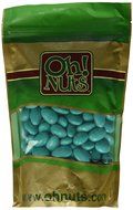 Teal Aqua Blue Jordan Almonds 2 Pound Bag - Oh! Nuts