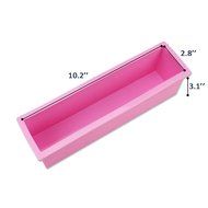 Ehdching Rectangular Silicone Loaf Toast Bread Pastry Cake Soap Mold Crafts Mould N4