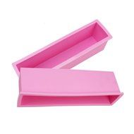 Ehdching Rectangular Silicone Loaf Toast Bread Pastry Cake Soap Mold Crafts Mould N5