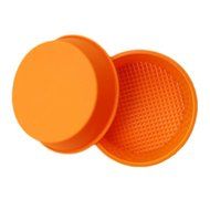 Round Silicone Cake Mold Pan （12cm Round - Colors May Vary） N2