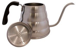 MIRA Pour Over Kettle for Coffee, Tea, Drip Pot Kettle, Goose Neck, Narrow Spout, 24 Oz., Stainless Steel, Works... N2