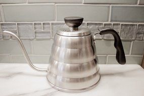 MIRA Pour Over Kettle for Coffee, Tea, Drip Pot Kettle, Goose Neck, Narrow Spout, 24 Oz., Stainless Steel, Works... N3