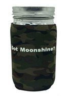 Jar-z GotMoonshineBCamoQ Mason Jar Jacket, 1 quart, Basic Camo