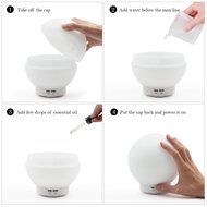 Kootek 400ml Aromatherapy Essential Oil Diffuser Color LED Lights Changing Waterless Auto Shut off N2
