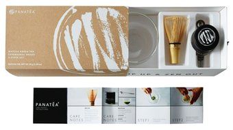 PANATEA Ceremonial Grade Matcha Green Tea Set 100% Pure Japanese Matcha - Includes 30 Gram Matcha Tin (1 Month...