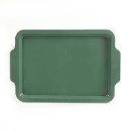 Gibson Home Perry 3-Piece Non-Stick Green Carbon Steel And Ceramic Bakeware Set, Includes 18" Cookie Sheet, 15... N4