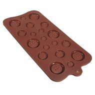 Button Shape Silicone Cake Cookie Chocolate Mold Mould N5
