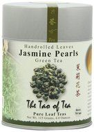 The Tao of Tea, Handrolled Jasmine Pearls Green Tea, Loose Leaf, 3 Ounce Tin N5