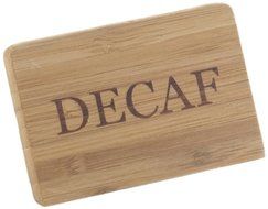 Cal-Mil 606-2 Bamboo Decaf Beverage Sign
