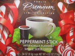 Publix Limited Edition Peppermint Stick 12 Single Serve Coffee