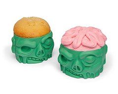 Set of 4 Silicone Zombie Baking Cups