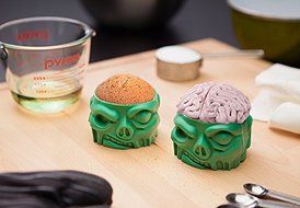 Set of 4 Silicone Zombie Baking Cups N2
