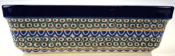 Ceramika Artystyczna Polish Hand Painted Baking Dish 10.5" x 10.5" x 3" N4