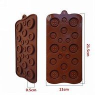 DIY Fondant Soap Mold Buttons Chocolate Molds Cake Cookie Mold Silicon N2