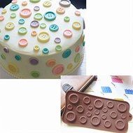 DIY Fondant Soap Mold Buttons Chocolate Molds Cake Cookie Mold Silicon N3