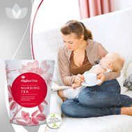 Nursing Tea by Higher Tea, Increase Breastmilk Supply with Fenugreek, Fennel, &amp; Organic Herbs. Galactagogue Breastfeeding... N3