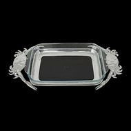 Arthur Court Crab 3-quart Casserole W/pyrex