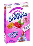 Diet Snapple Singles To Go Raspberry Tea (Pack of 12)