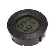 Chinatera New LCD Round Digital Thermometer Hygrometer Temperature Humidity Meter (Black) N5