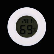 Chinatera New LCD Round Digital Thermometer Hygrometer Temperature Humidity Meter (Black) N17