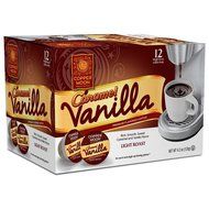 Copper Moon Coffee Caramel Vanilla, Single Cups, 12 Count for Keurig K-cup Brewers
