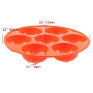 Whosee 4 Pack Smile Face Art Silicone Cake Candy Cookie Ice Chocolate Mold Bakeware Tray Decor Random Color N4