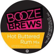 Booze Brews Hot Buttered Rum, 12 Count (Compatible with 2.0 Keurig Brewers) N2
