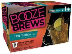 Booze Brews Hot Buttered Rum, 12 Count (Compatible with 2.0 Keurig Brewers) N23