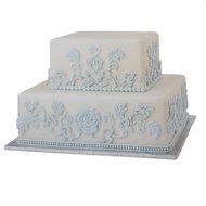 Fondant and Gum Paste Silicone Mold Baroque Rose Flower Cake Decorating Embossing Mould N2