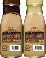 Starbucks Frappuccino, Mocha and Vanilla Flavors, 9.5 Ounce Glass Bottles (Pack of 15) N3