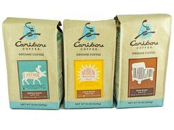 Caribou Coffee Ground 12 Oz Assorted Sampler (Pack of 3)
