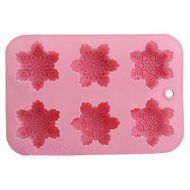 SUIE 6-Cavity DIY Silicone Snowflake /Rose Muffin Cupcake Brownie Cornbread Cheesecake Pudding Jello Shot and... N2
