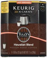 Tully's Hawaiian Blend Keurig K-Carafe Pack, 8 Count N2