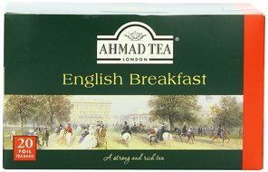 Ahmad Tea English Breakfast Tea, 20-Count Boxes (Pack of 6)