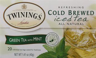 Twinings Green &amp; Mint Cold Brewed Tea, 20 Count