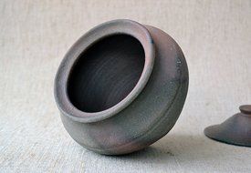 Handmade Cooking Pot Eco - Friendly Ceramic Clay Kitchen Artisan Cookware
