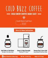 Cold Buzz Coffee (Medium) - Cold Brew Iced Coffee Packs N3