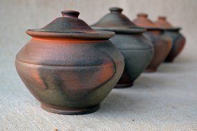 Handmade Cooking Pot Eco - Friendly Ceramic Clay Kitchen Artisan Cookware N3