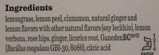 Bigelow Lemon Ginger Probiotics Herbal Tea (Pack of 4)