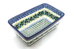 Polish Pottery Baker - Loaf Dish - Ivy Trail
