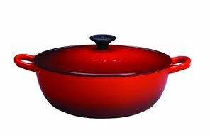 Le Creuset 2-3/4-Quart Soup Pot, Red