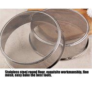 SZHTSWU Professional Round Stainless Steel Flour Sieve with 40 Mesh(4.5Inch, 18/8 Steel)