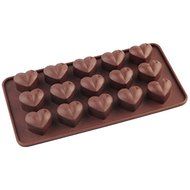Lariy New Cute heart Silicone Ice Candy Tray Soap Chocolate Cup Cake Mold Mould
