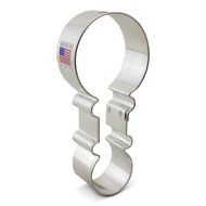 Ann Clark Baby Rattle Cookie Cutter - 4.5 Inches - Tin Plated Steel