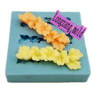 Longzang mini flower F0061 Fondant Mold Silicone Sugar mini mold Craft Molds DIY Cake Decorating