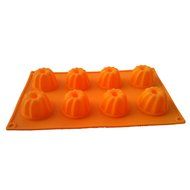 Fanhesheng 6-Cavity Savarin Silicone Mold for Donut, Cake, Bread, Cupcake, Cheesecake, Cornbread, Muffin, Brownie... N4