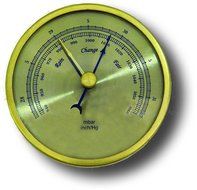 General Tools ABAR300 Analog Barometer with Brass Case and 3-Inch Dial
